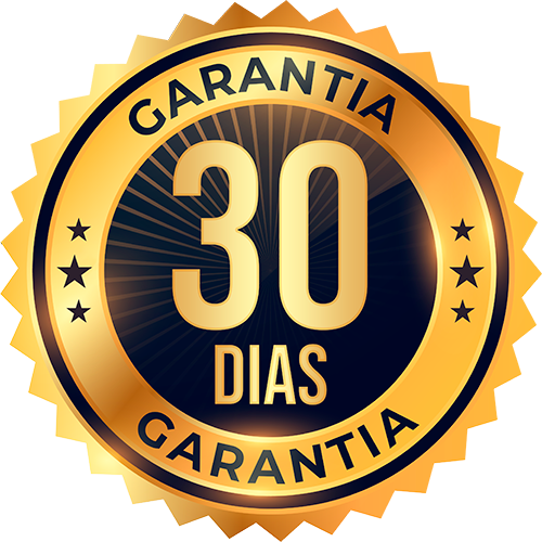 Selo de garantia de 30 dias do Saúde Total