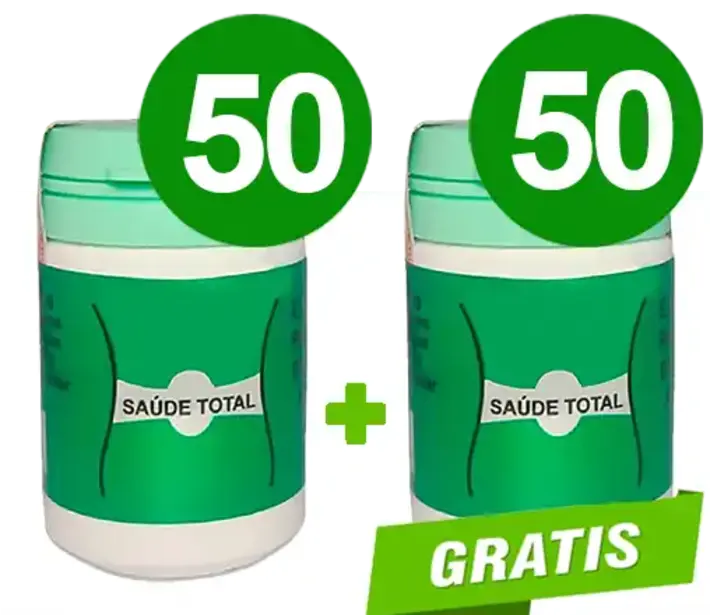 Kit Saúde Total para revenda: pague 50 frascos e leve 100